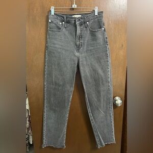 Madewell The Perfect Vintage Straight Leg Jeans High-Rise Size 26